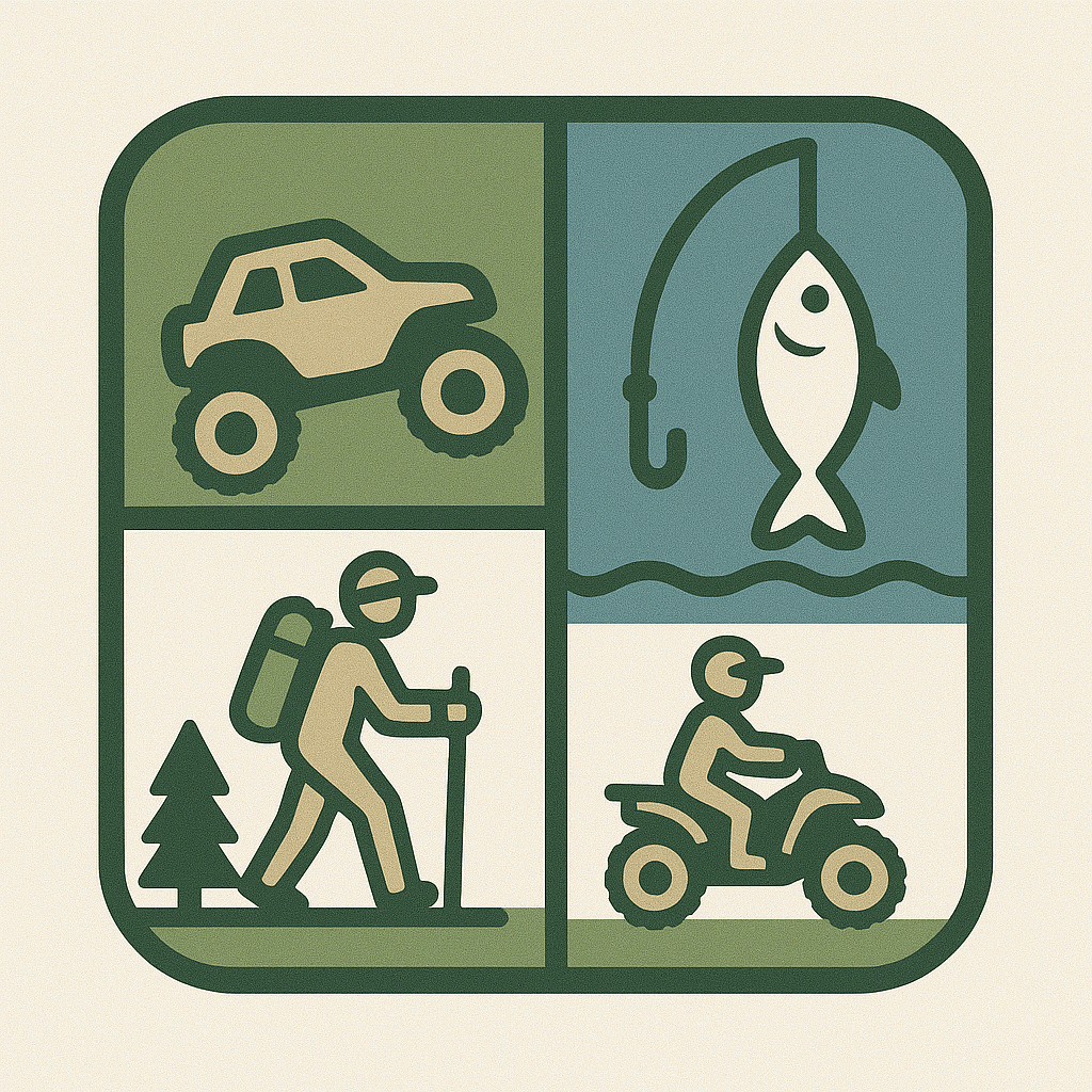 Day Pass Combo: Ride, Fish, Hike, and RC Park