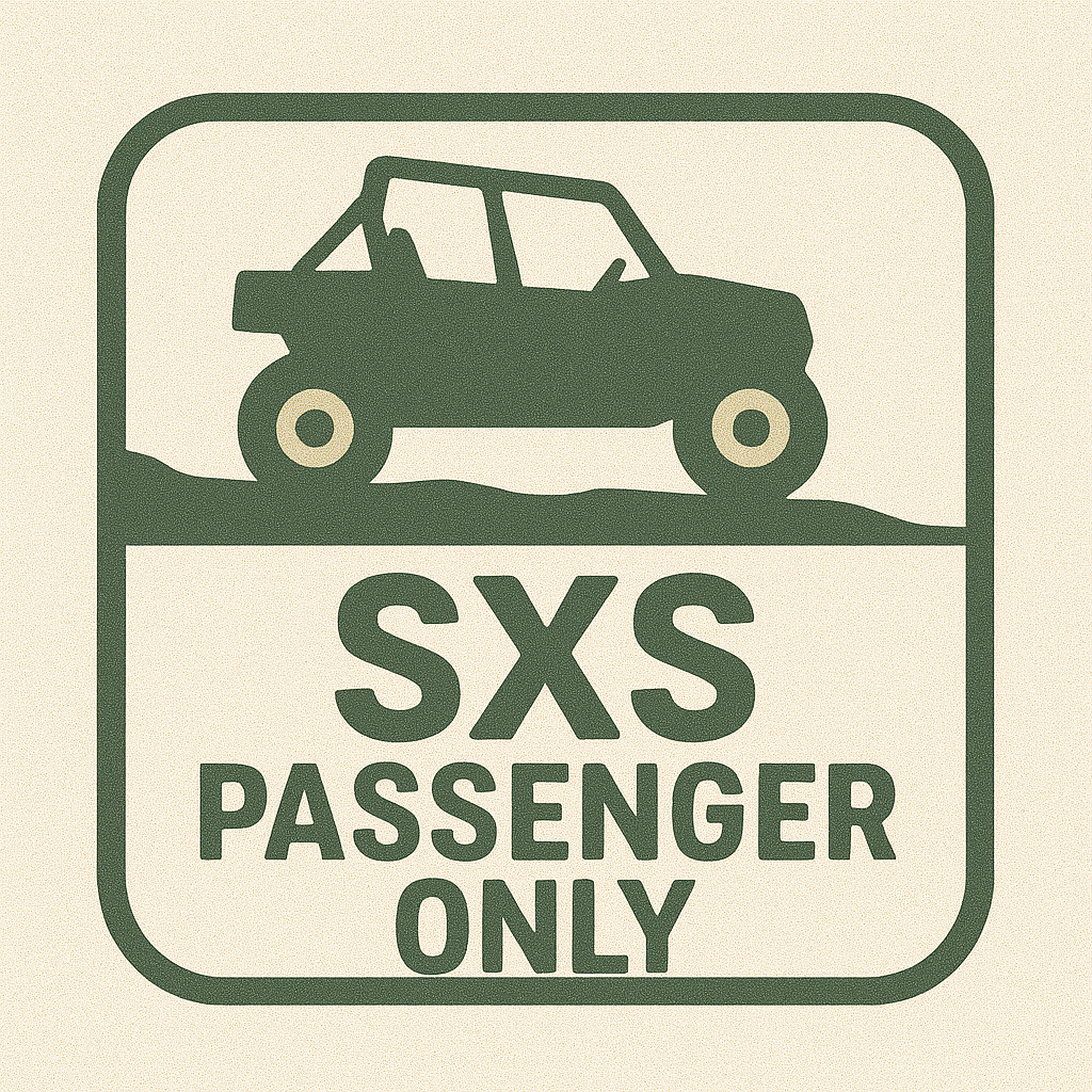 SXS PASSENGER ONLY